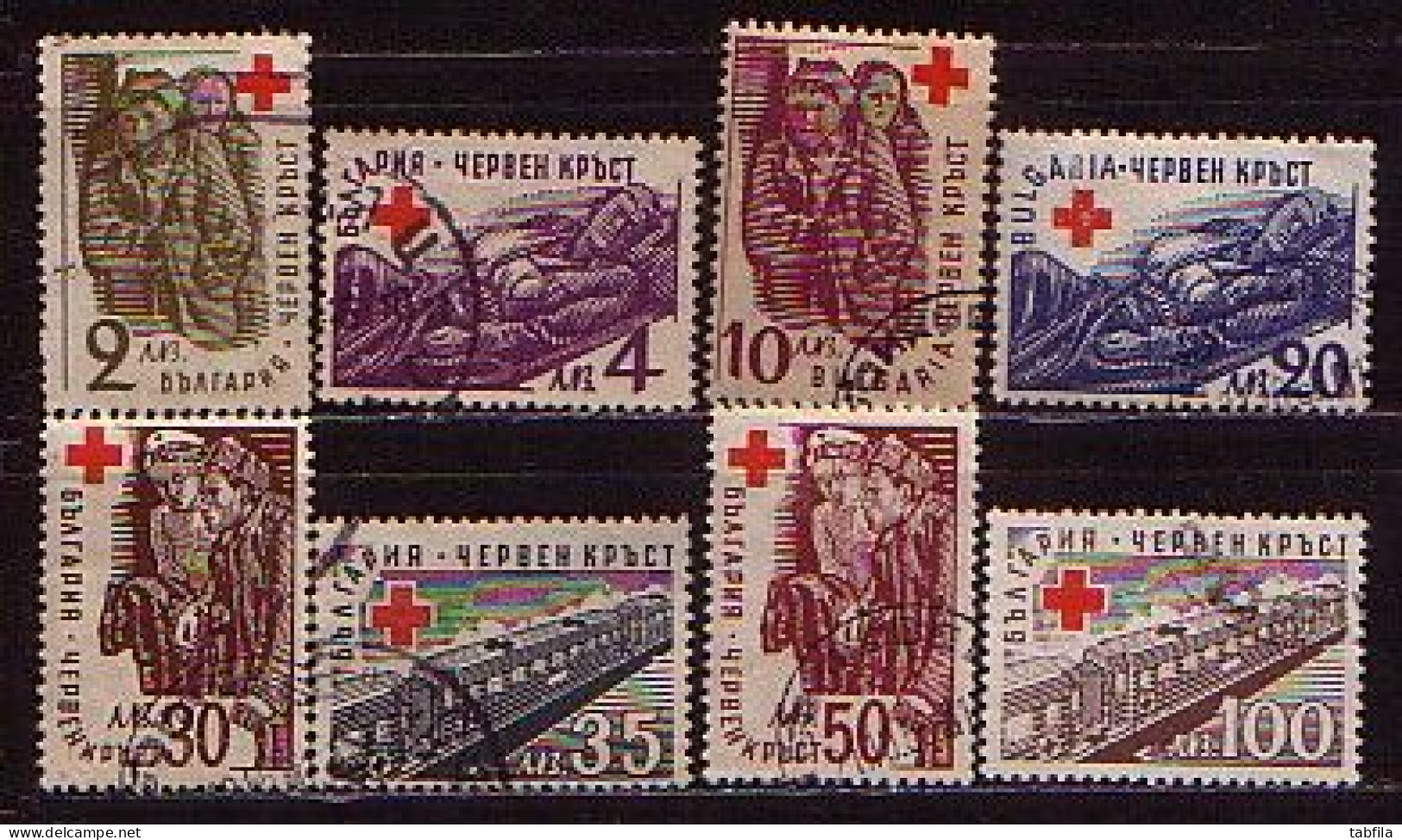 BULGARIA - 1946 - Croix Rouge I - 6v Used - Gebraucht