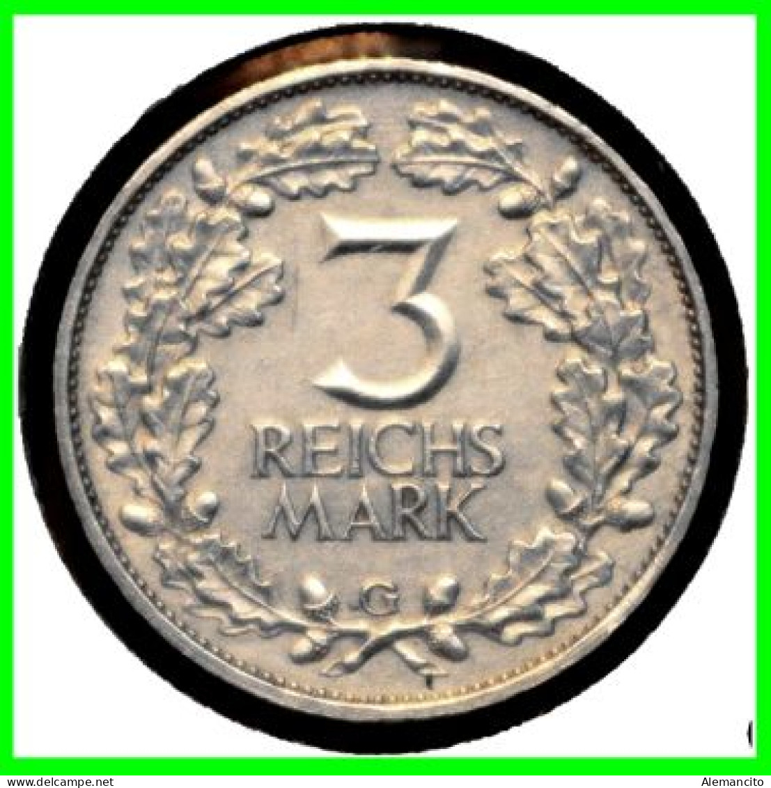 ALEMANIA WEIMAR REPUBLIC MONEDA DE 3.00 –REICHS MARK AÑO 1925 G – KM 46 PLATA EBC XF - 30 Mm  - CONMEMORATIVA - RENANIA - 3 Mark & 3 Reichsmark