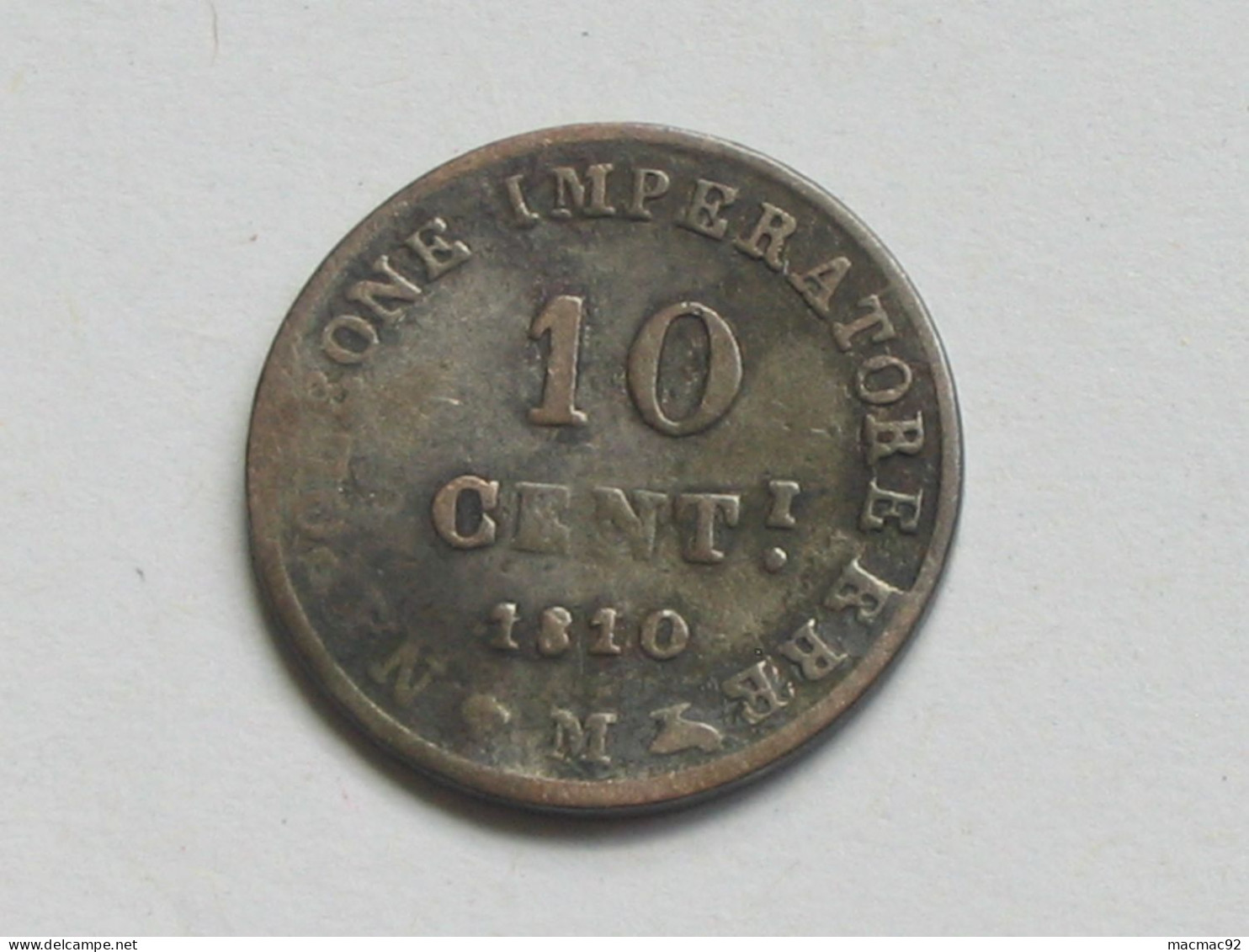 Italie - Italia - 10 Centesimi 1810 M - Napoleone Imperatore  **** EN ACHAT IMMEDIAT **** - Napoléonniennes