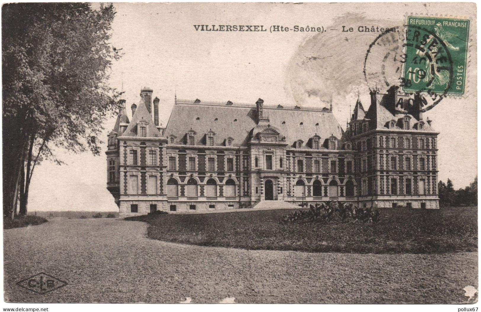 CPA DE VILLERSEXEL  (HAUTE SAÔNE)  LE CHÂTEAU - Villersexel