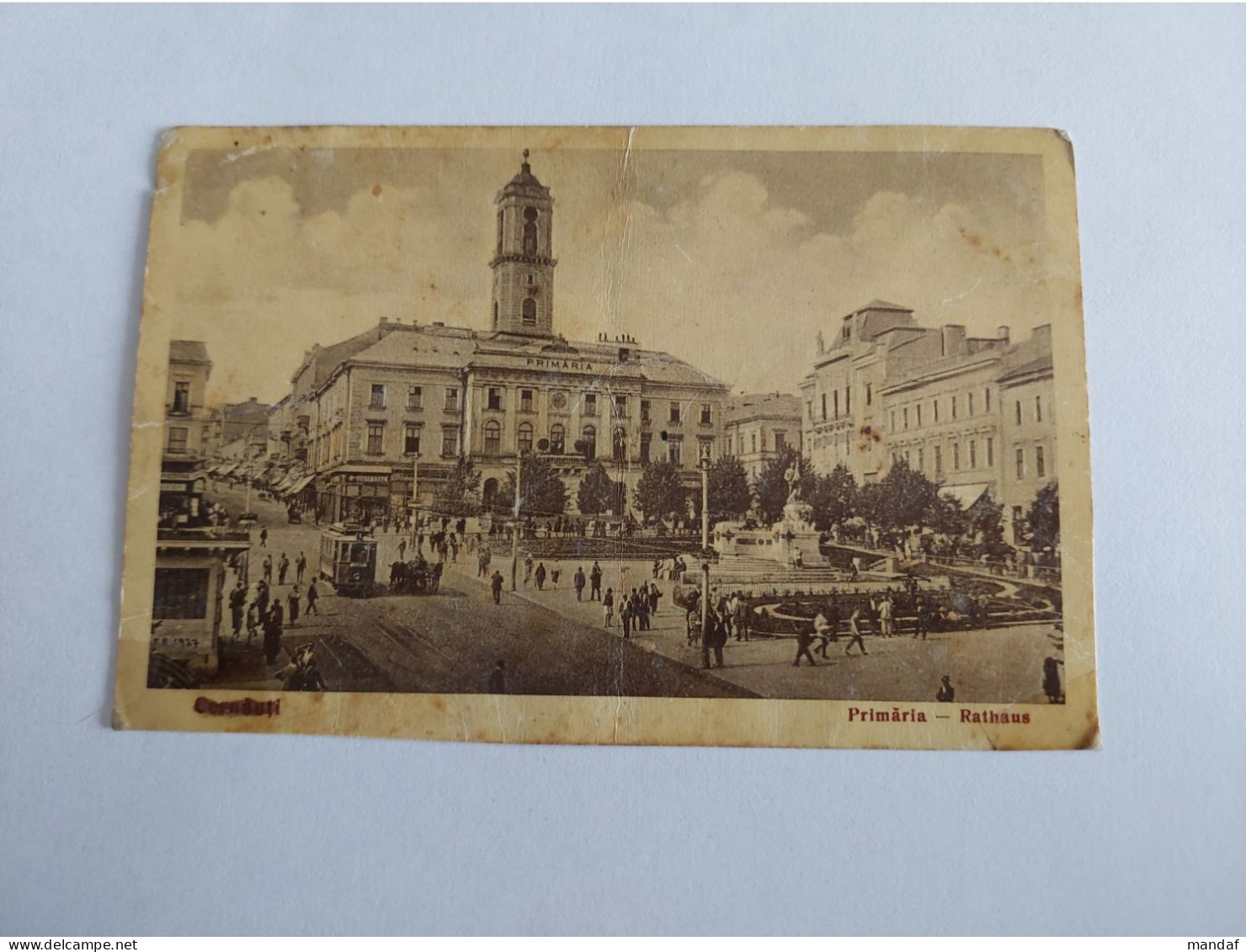 Ukraine/Historical Romania Cernauti -Primaria - Rathaus - Ukraine