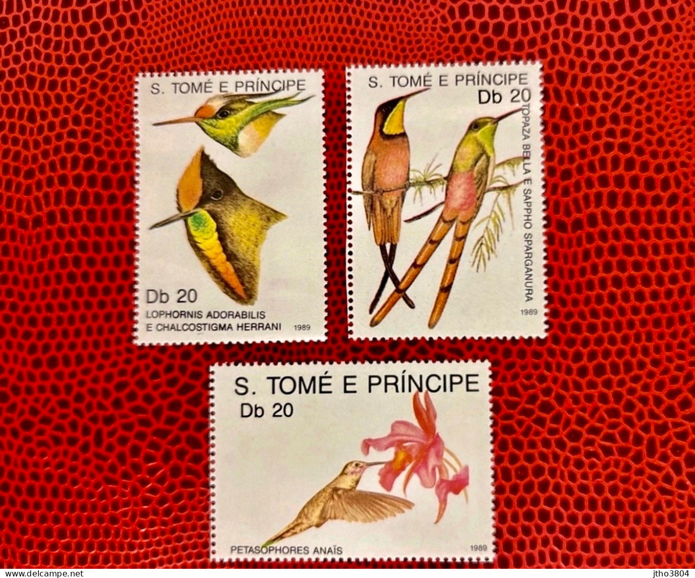 ST TOME E PRINCIPE 1989 3v  Neuf MNH ** YT Mi 1112 / 1114 Pájaro Bird Pássaro Vogel Ucello Oiseau - Colibrì