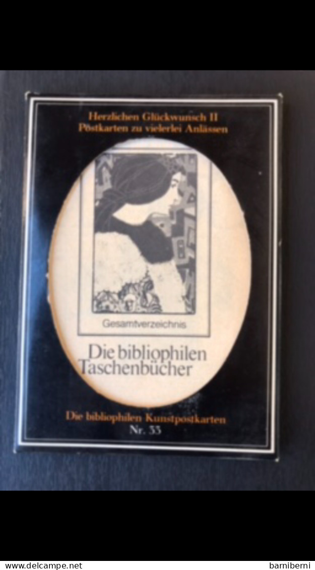 Wiener Werkstaette Serie 10 Cartes Postales Avec Le Pochet.Herzlichen Gluckwunsch II .Edition Moderne Die Bibliophilen33 - Wiener Werkstätten