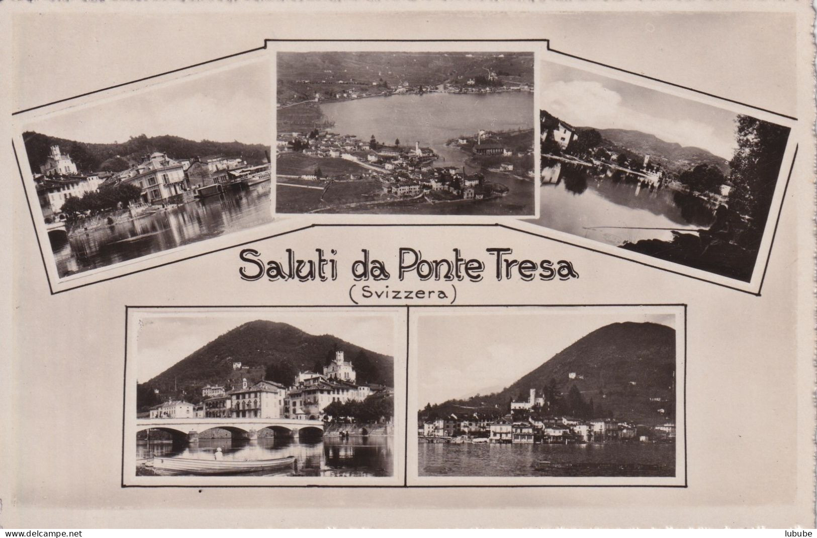 Ponte Tresa - Multivue        Ca. 1940 - Ponte Tresa