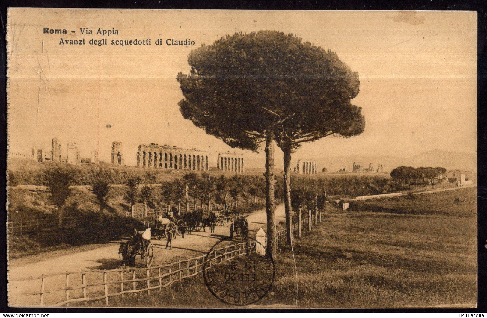 Italia - 1933 - Via Appia - Avanzi Degli Acquedotti Di Claudio - Parks & Gardens