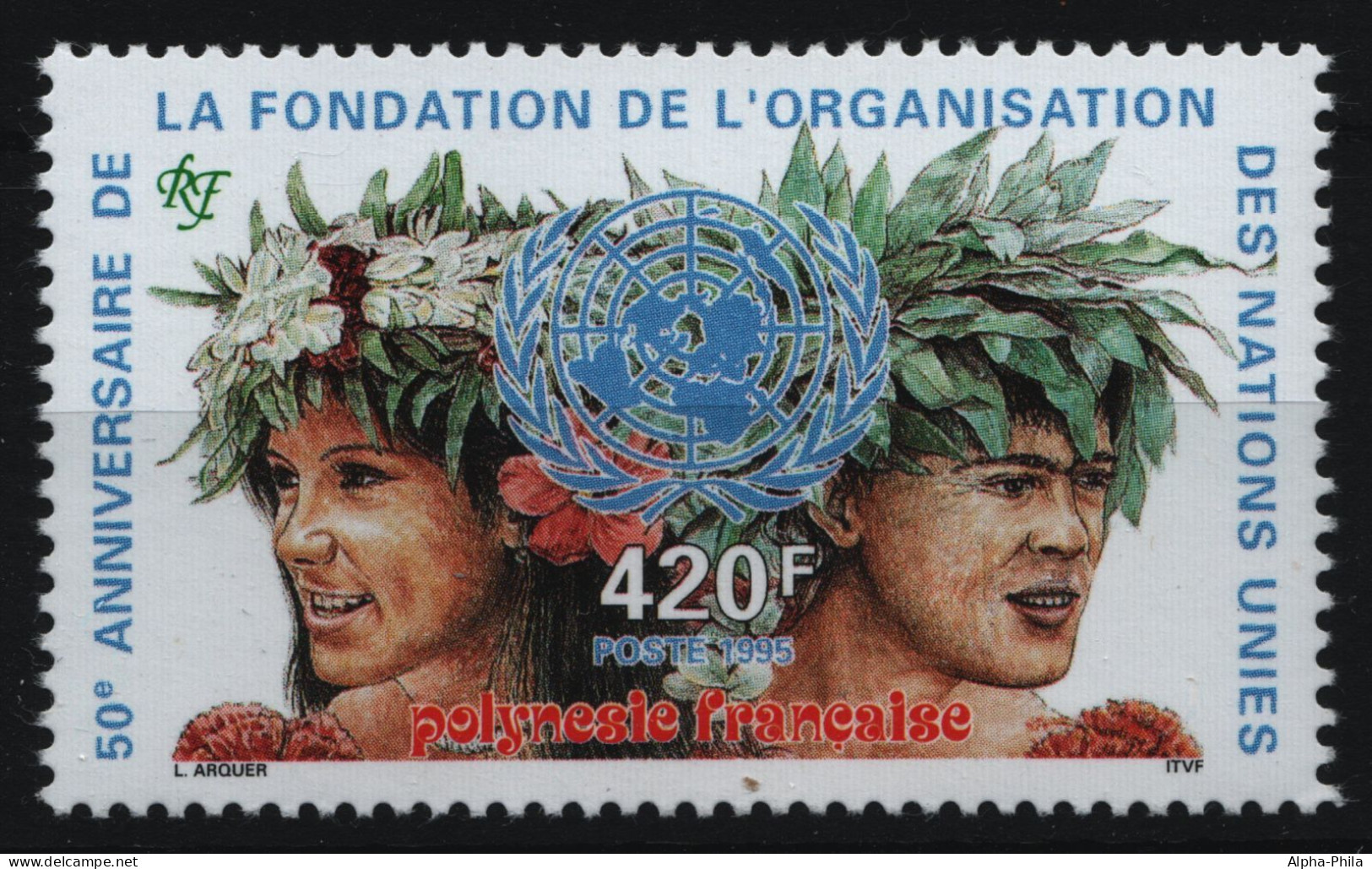 Franz. Polynesien 1995 - Mi-Nr. 693 ** - MNH - 50 Jahre UNO - Neufs