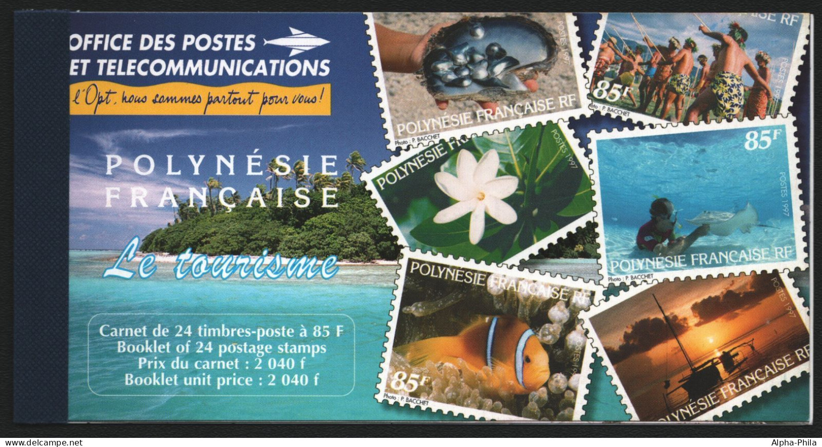 Franz. Polynesien 1997 - Mi-Nr. 733-734 ** - MNH - Heftchen - Tourismus (II) - Neufs