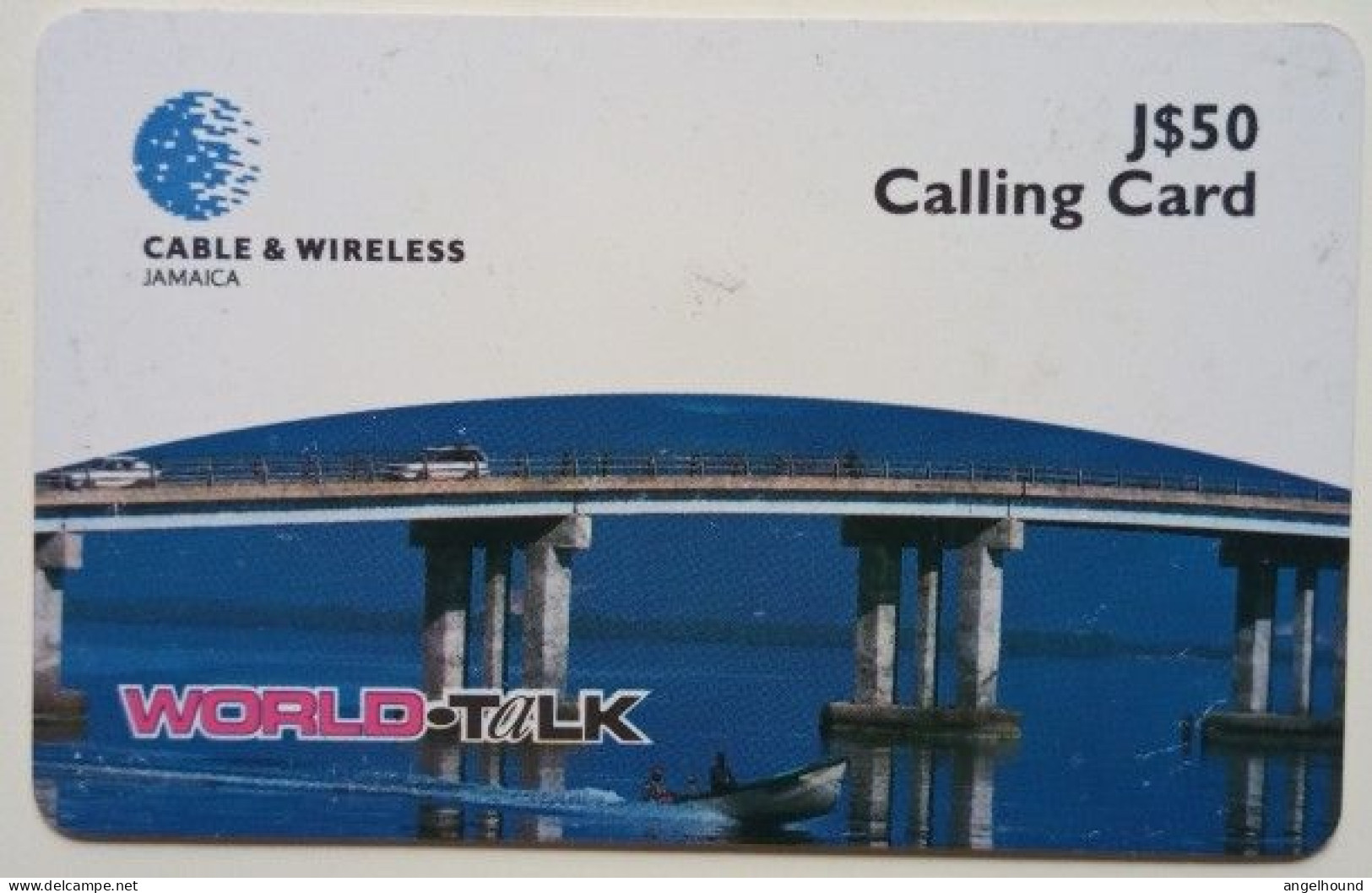 Jamaica J$50 Worldtalk  - Causeway Bridge - Giamaica