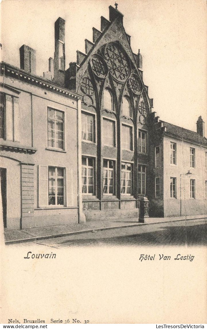 BELGIQUE - Louvain - Hôtel Van Lestig - Carte Postale Ancienne - Leuven