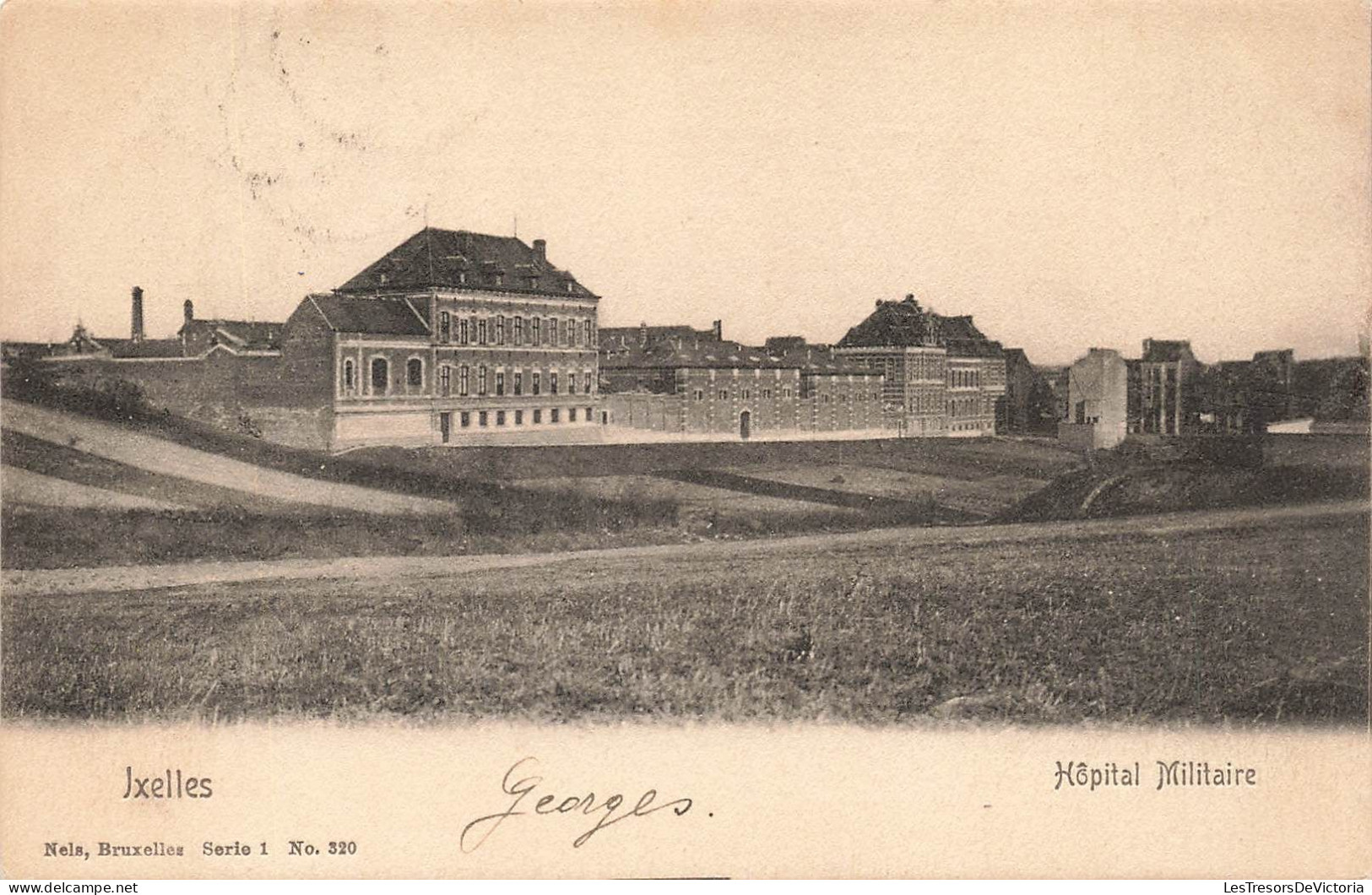 BELGIQUE - Bruxelles - Ixelles - Hôpital Militaire - Carte Postale Ancienne - Elsene - Ixelles