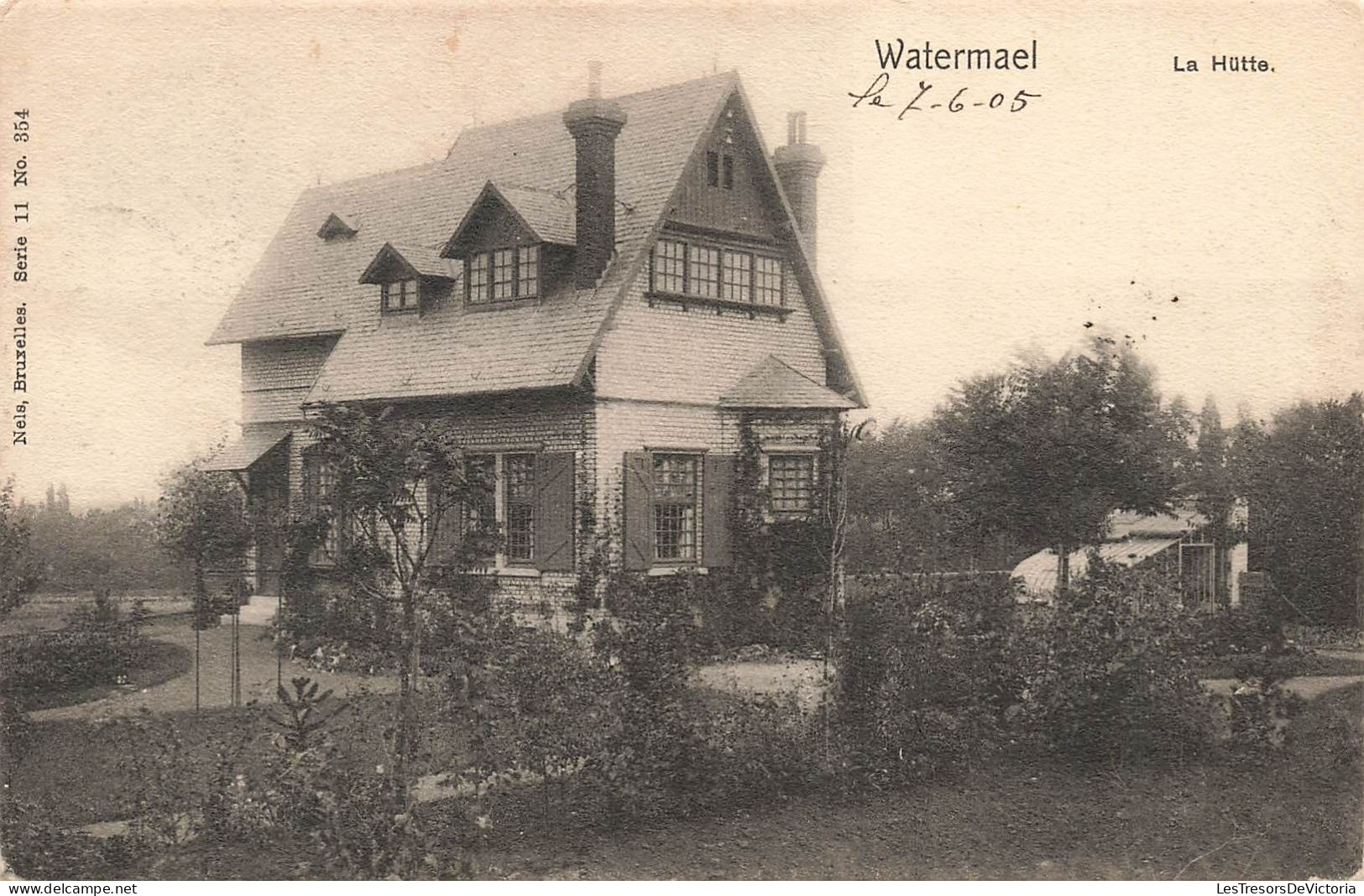 BELGIQUE - Bruxelles - Watermael-Boitsfort - La Hütte - Carte Postale Ancienne - Watermael-Boitsfort - Watermaal-Bosvoorde