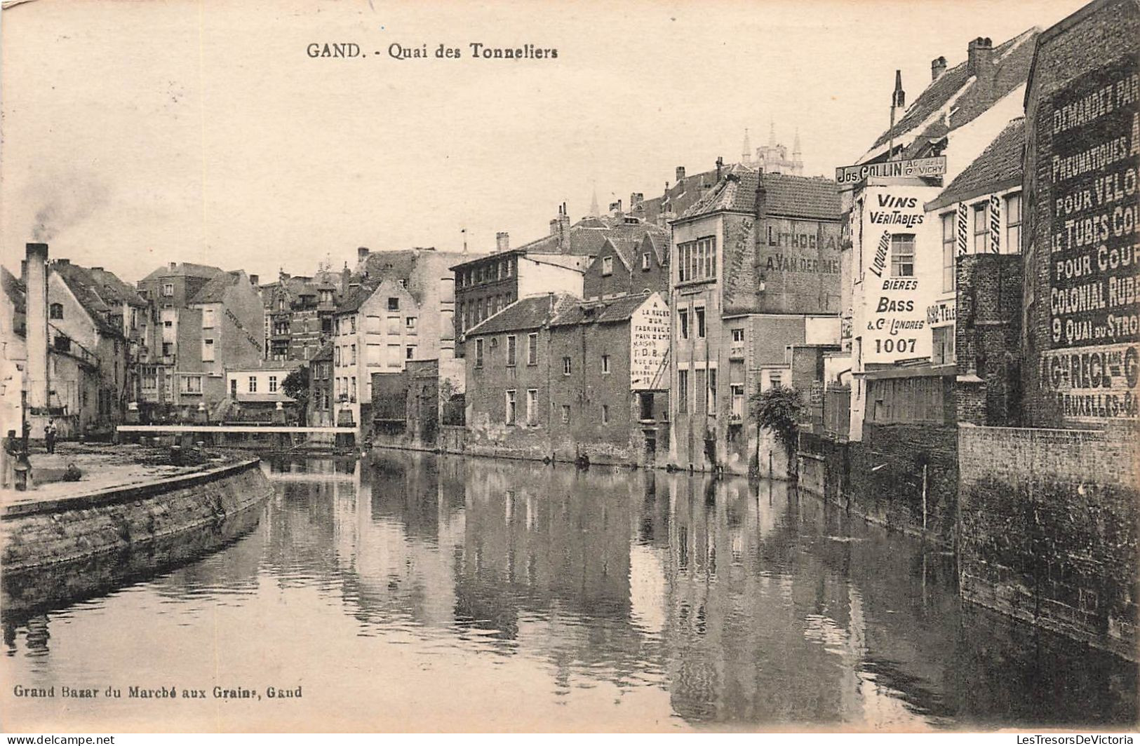 BELGIQUE - Gand - Quai Des Tonneliers - Carte Postale Ancienne - Gent