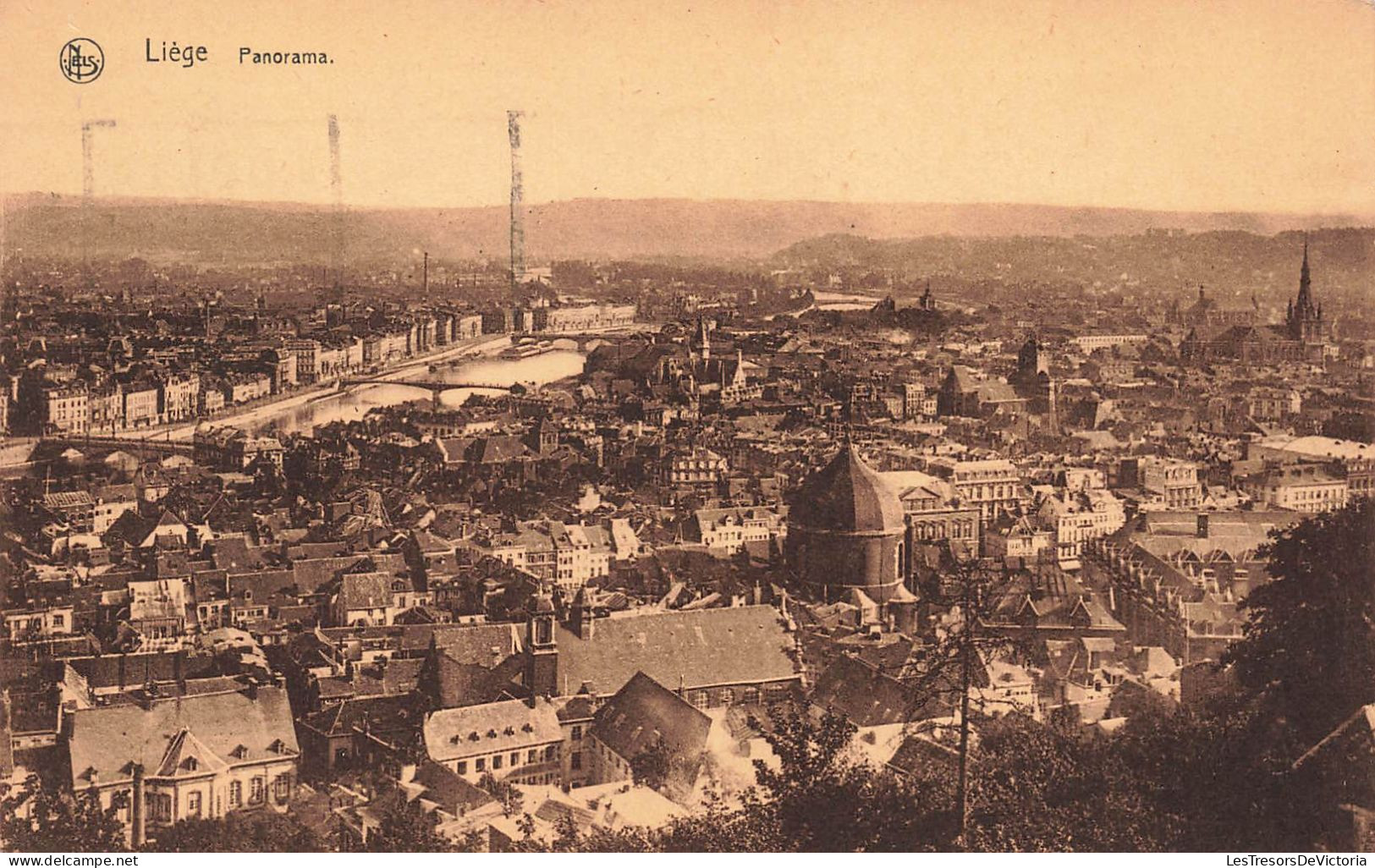 BELGIQUE - Liège - Panorama - Carte Postale Ancienne - Liege