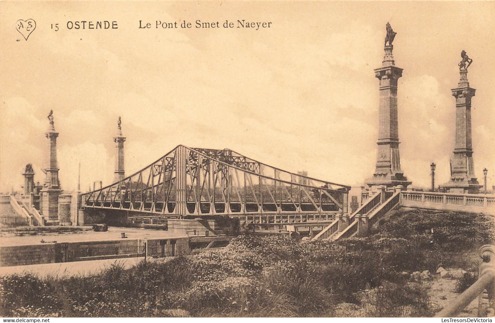 BELGIQUE - Ostende - Le Pont De Smet De Naeyer - Carte Postale Ancienne - Oostende