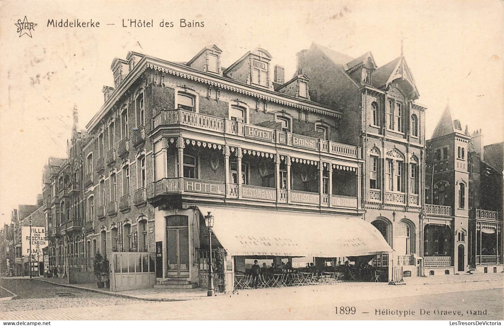 BELGIQUE - Middelkerke - Hôtel Des Bains - Carte Postale Ancienne - Middelkerke