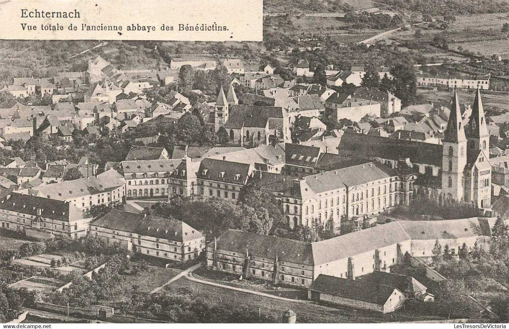 LUXEMBOURG - Echternach - Vue Totale De L'ancienne Abbaye Des Bénédictins - Carte Postale Ancienne - Echternach