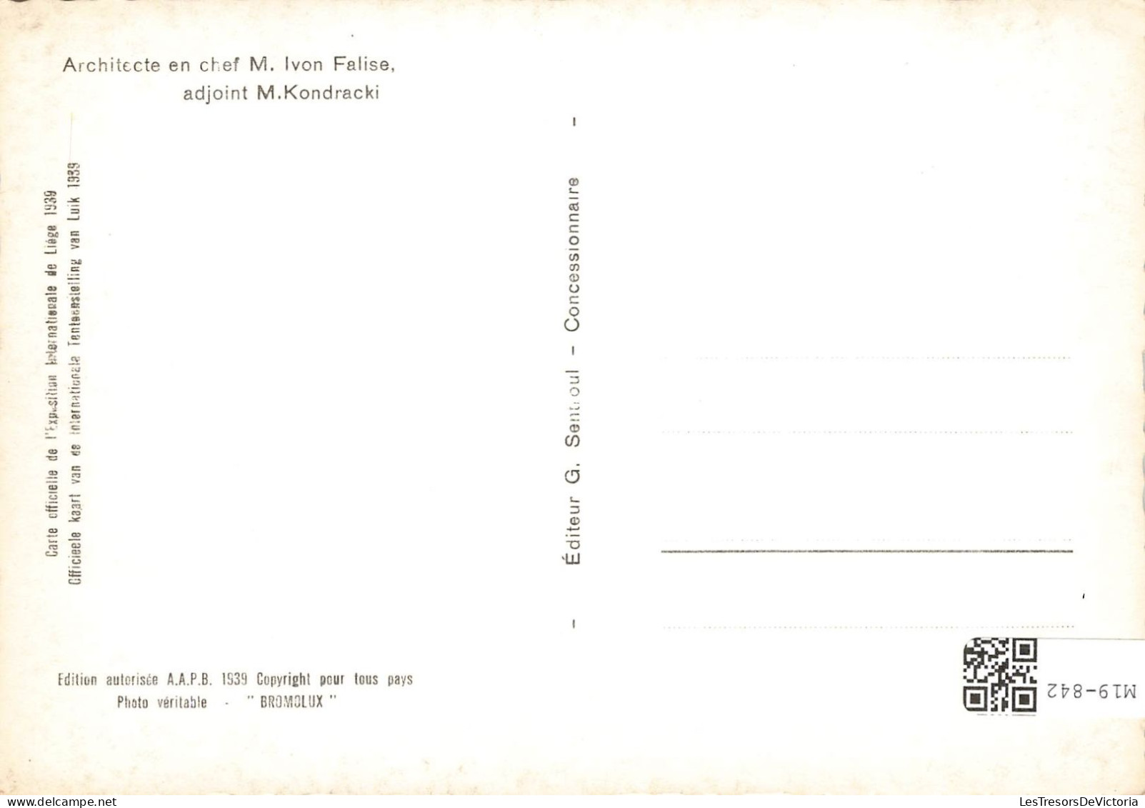 BELGIQUE - Liège - Exposition Internationale De 1939 -  Panorama Pris Du Téléphérique  - Carte Postale - Liege