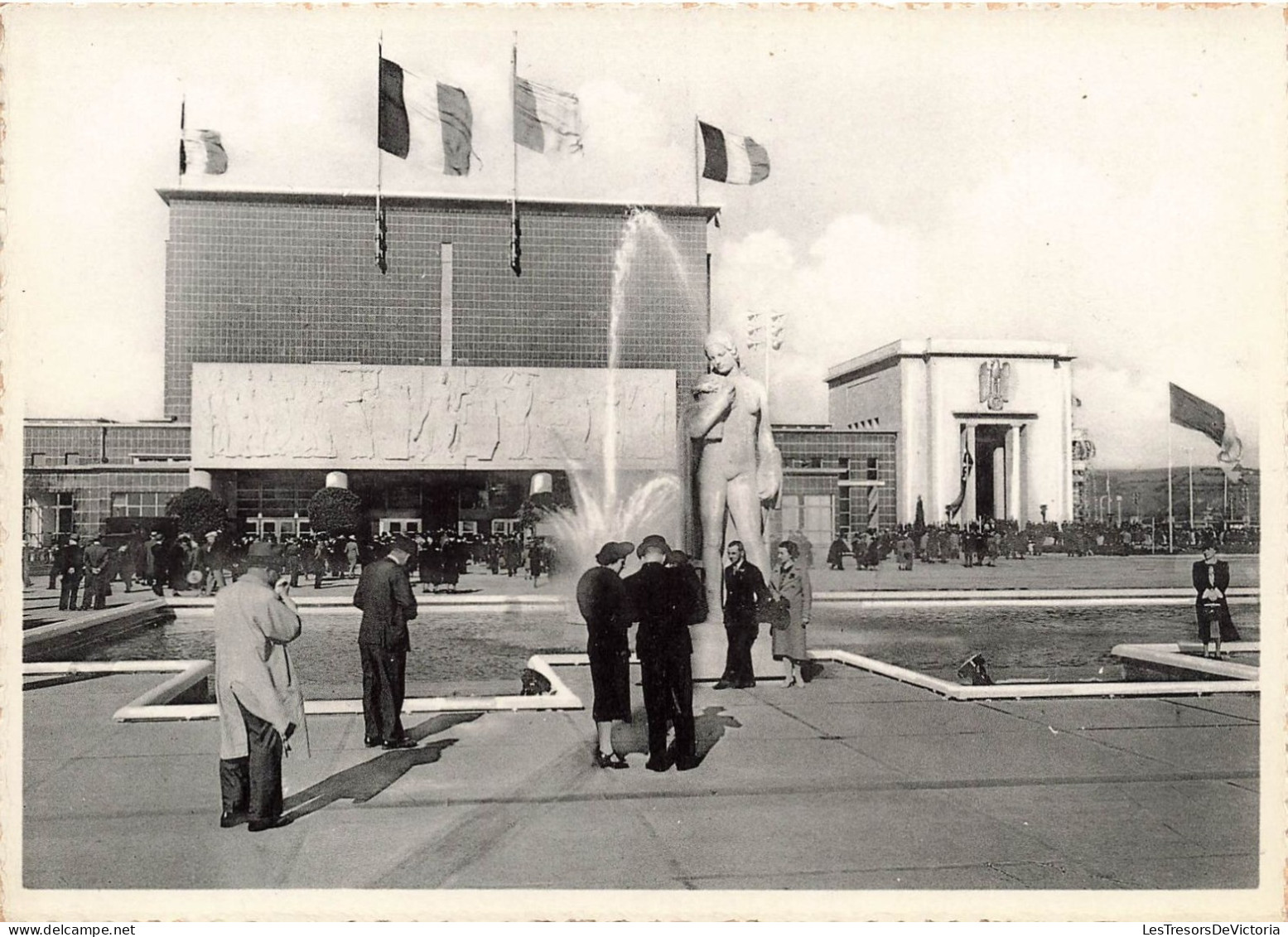BELGIQUE - Liège - Grand Palais De La Ville De Liège - Exposition Internationale De 1939 - Animé - Carte Postale - Luik