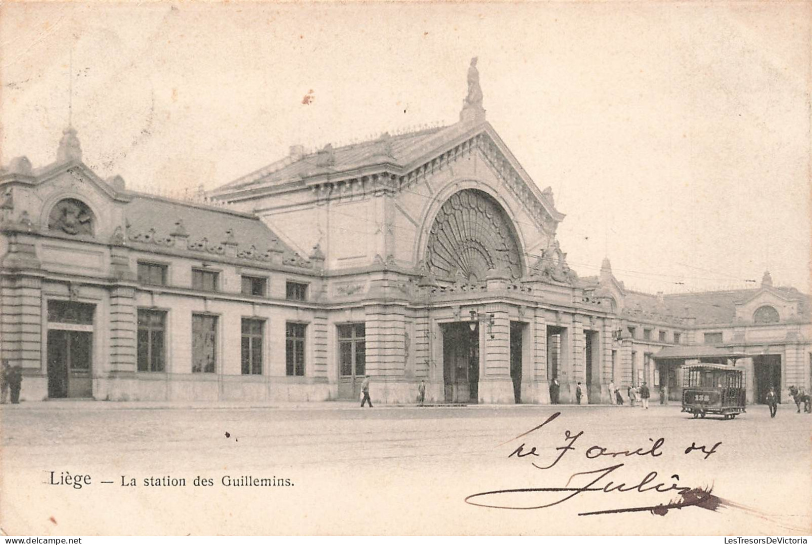 BELGIQUE - Liège - La Station Des Guillemins - Carte Postale Ancienne - Liege