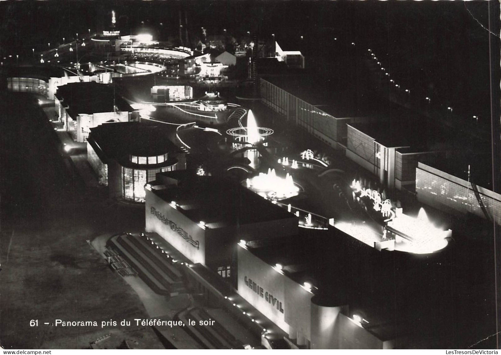 BELGIQUE - Liège - Panorama Pris Du Téléphérique Le Soir - Exposition Internationale De 1939 - Carte Postale - Lüttich