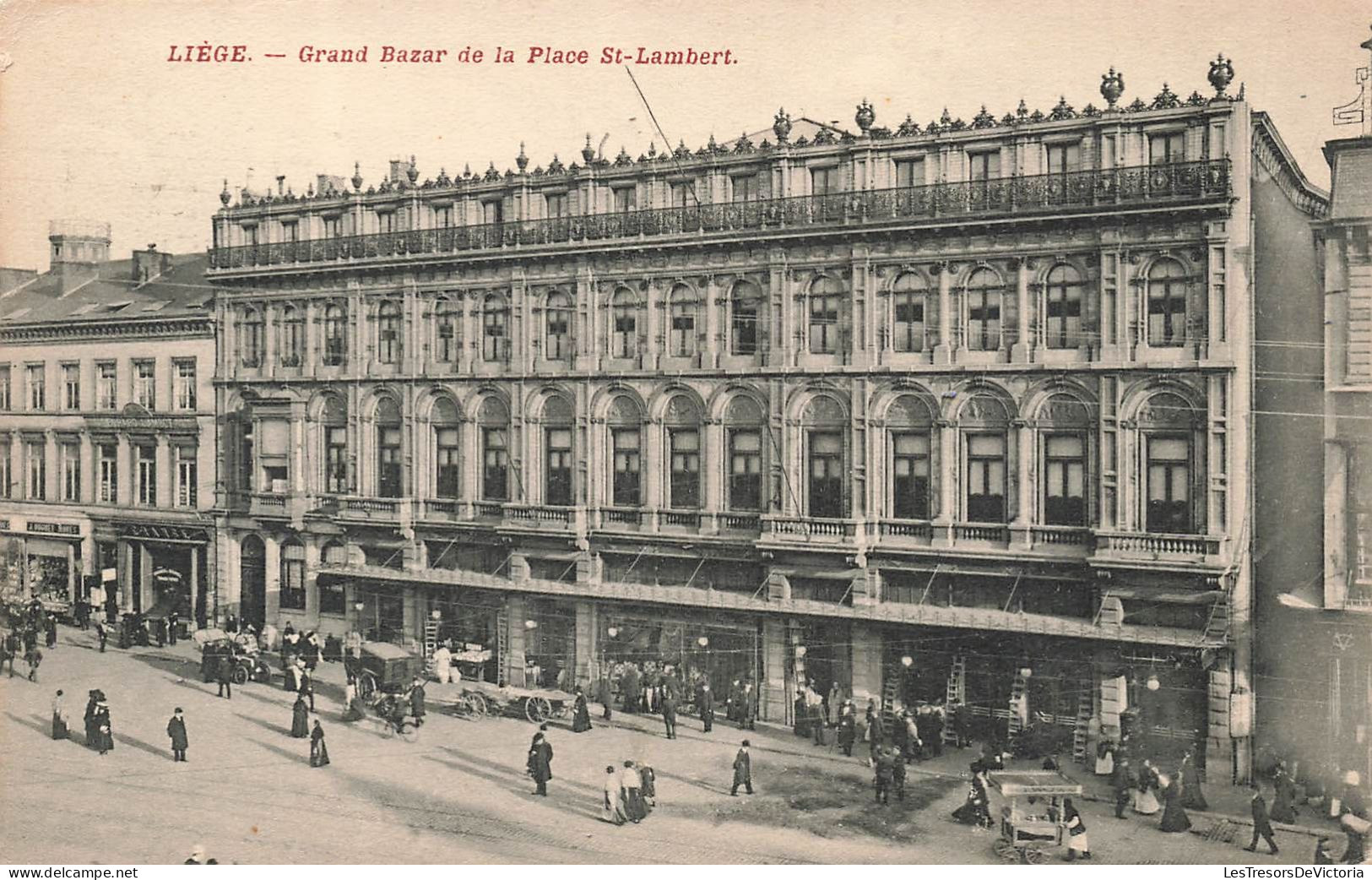 BELGIQUE - Liège - Grand Bazar De La Place Saint-Lambert - Animé - Carte Postale Ancienne - Liege