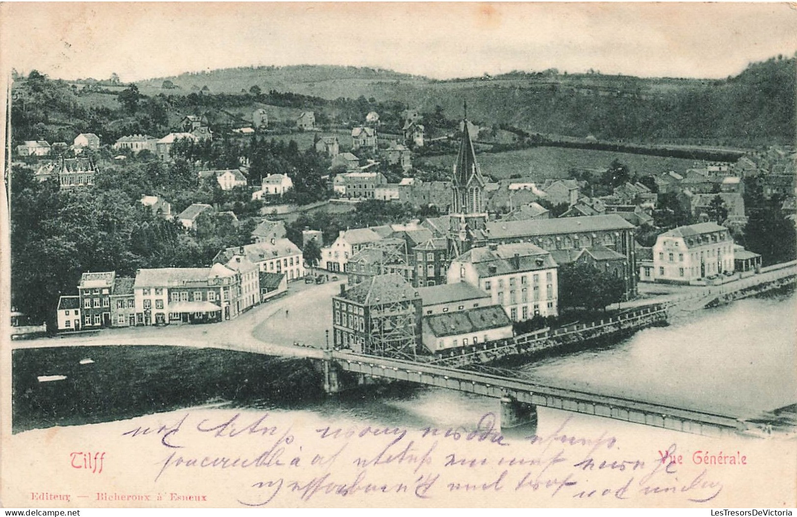 BELGIQUE - Esneux - Tilff - Vue Générale Sur La Ville - Carte Postale Ancienne - Esneux