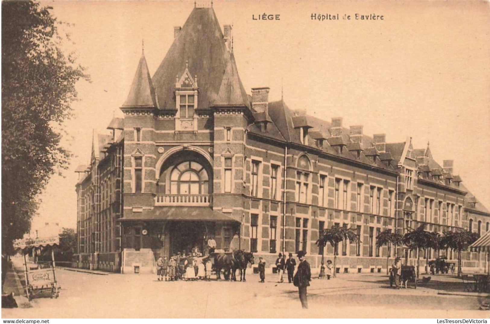 BELGIQUE - Liège - Hôpital De Bavière - Carte Postale Ancienne - Liege