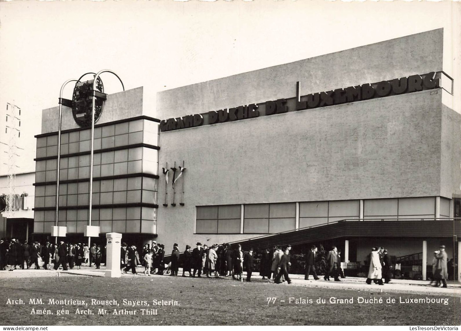 BELGIQUE - Liège - Palais Du Grand Duché Du Luxembourg - Exposition Internationale De 1939 - Animé - Carte Postale - Liege