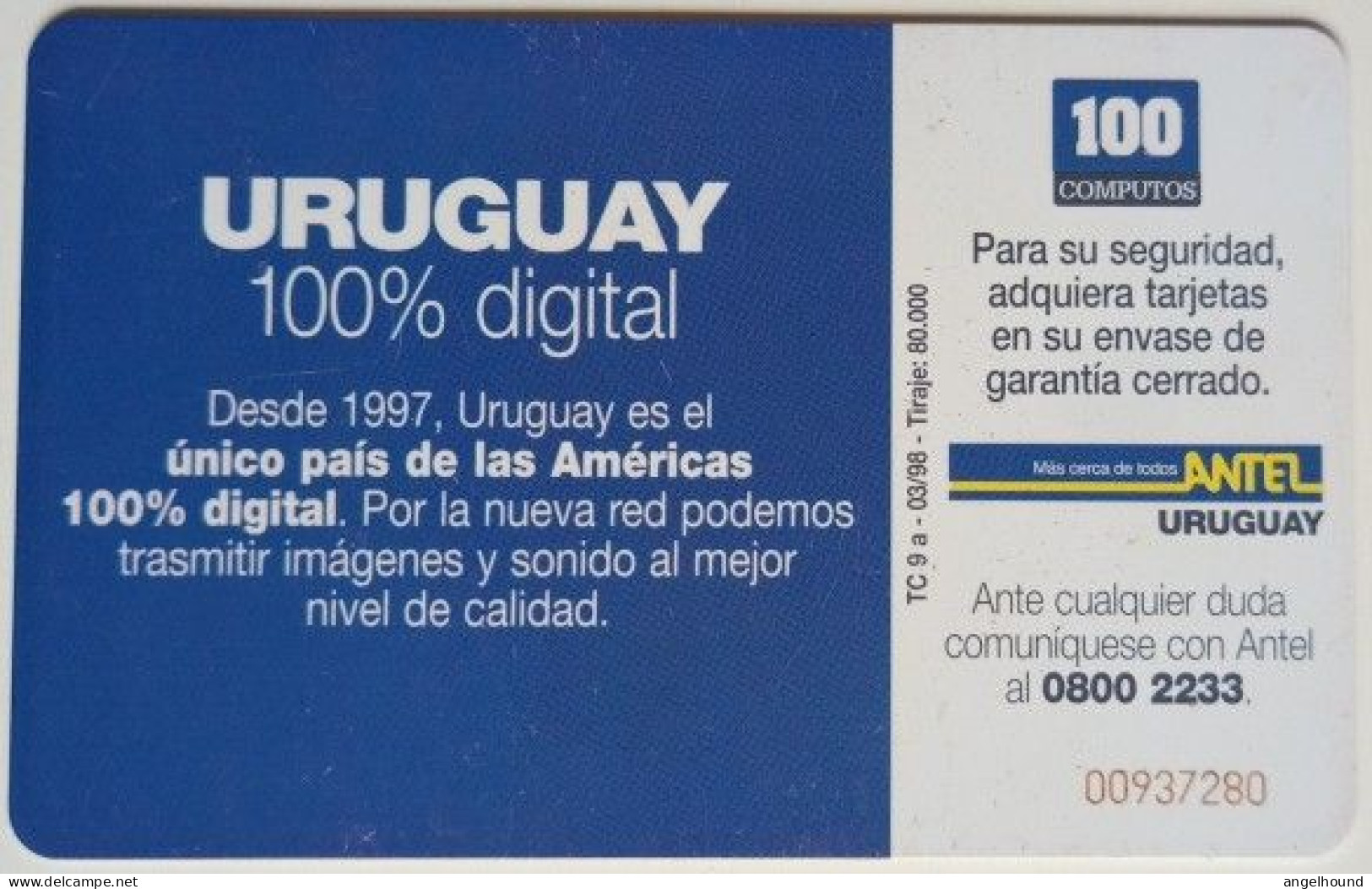 Uruguay 100 Units - 100% Digital - Uruguay