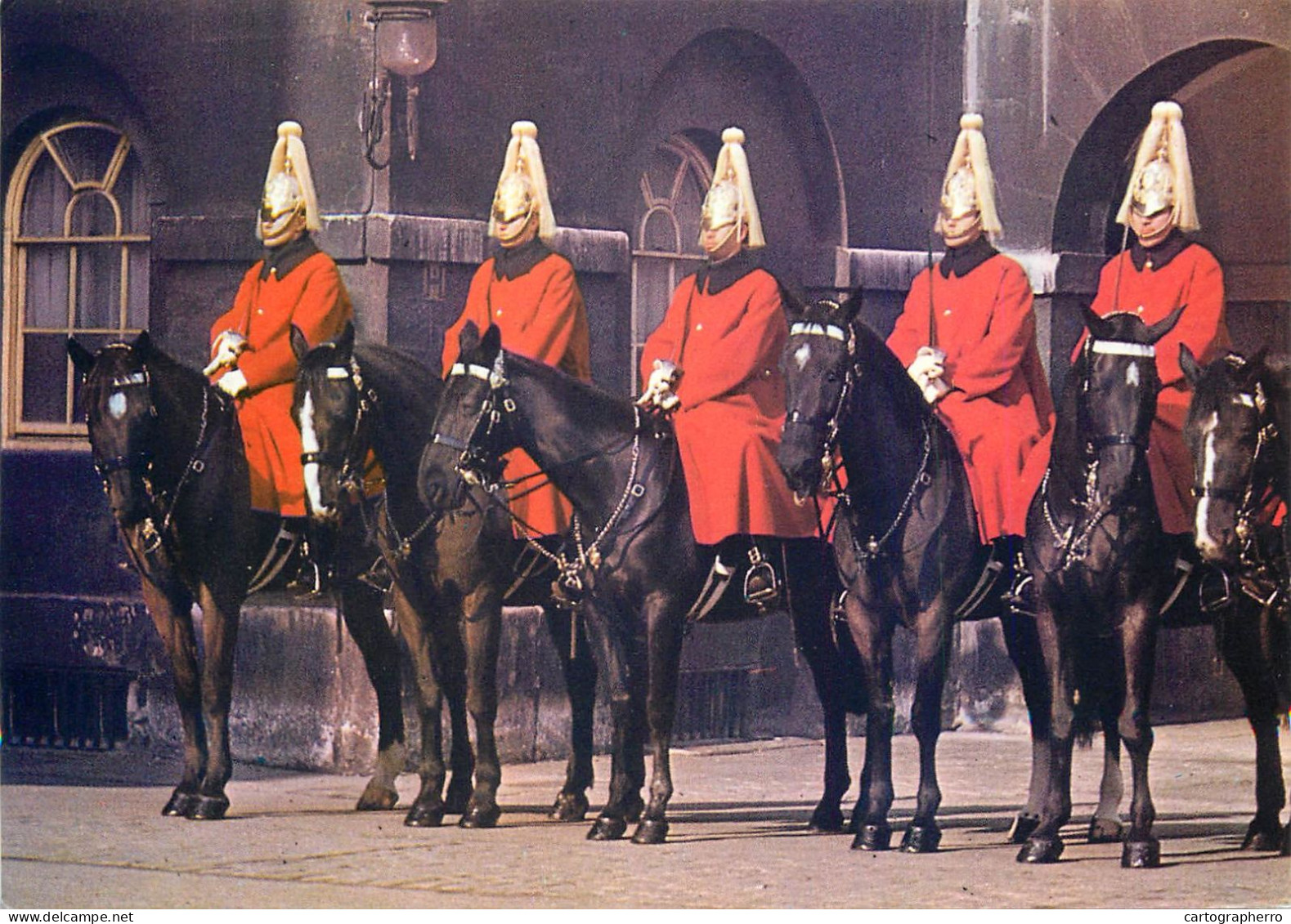 Postcard United Kingdom London Whitehall Life Guards Horse Guards - Whitehall