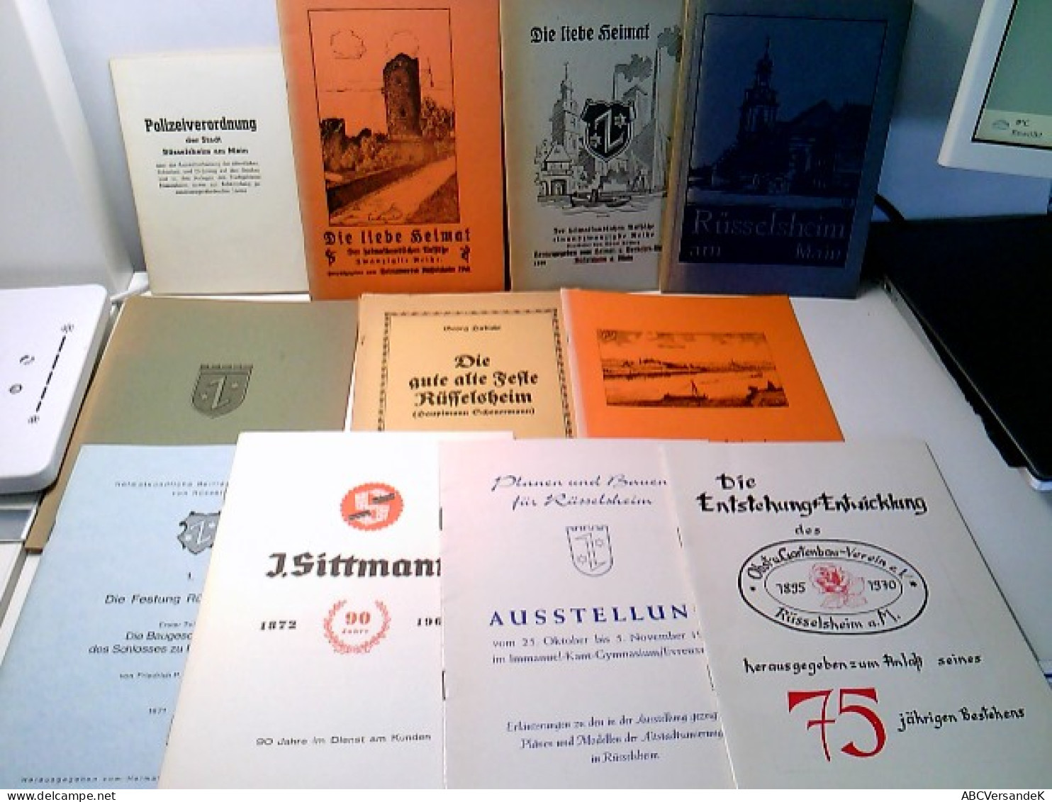 Konvolut: 11 Div. Bände / Prospekte  Rüsselsheim Ca 1936-1970 - Hesse