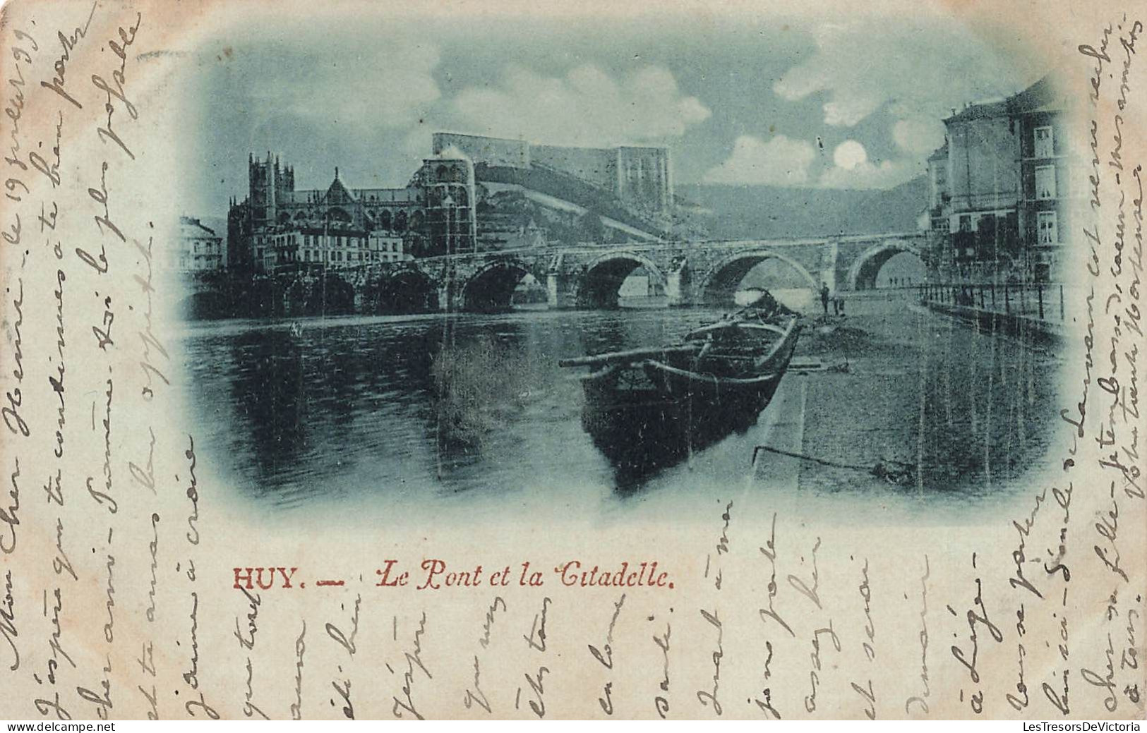 BELGIQUE - Huy - Le Pont De La Citadelle - Carte Postale Ancienne - Huy