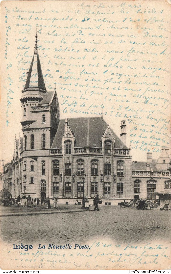 BELGIQUE - Liège - La Nouvelle Poste - Carte Postale Ancienne - Liege