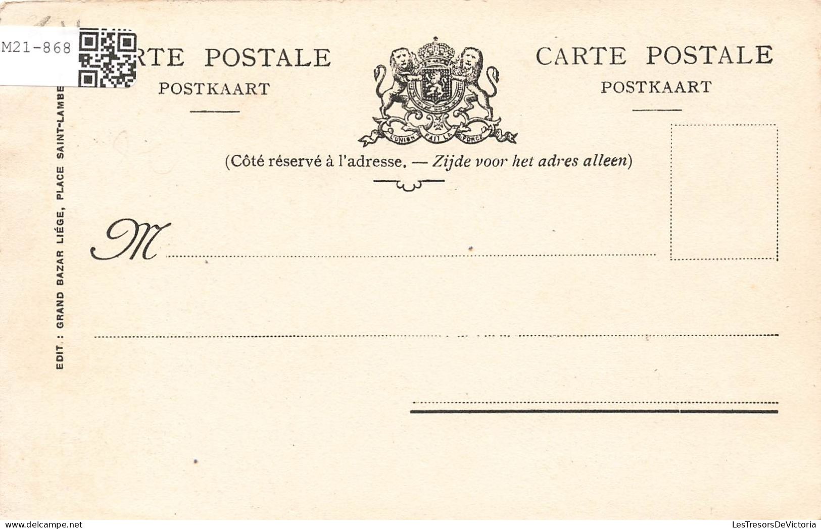 BELGIQUE - Liège - Rue Sur-Meuse - Animé - Carte Postale Ancienne - Liege