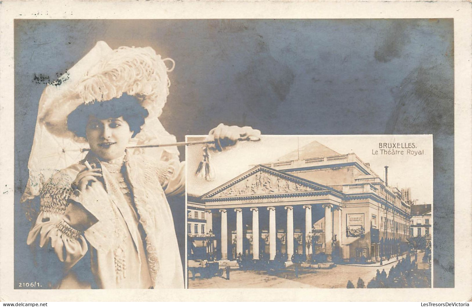 BELGIQUE - Bruxelles - Le Théâtre Royal - Carte Postale Ancienne - Autres & Non Classés
