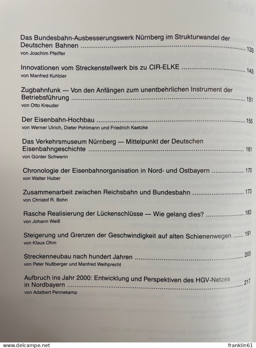 Bundesbahndirektion Nürnberg : Fortschritt Aus Tradition. - Transport