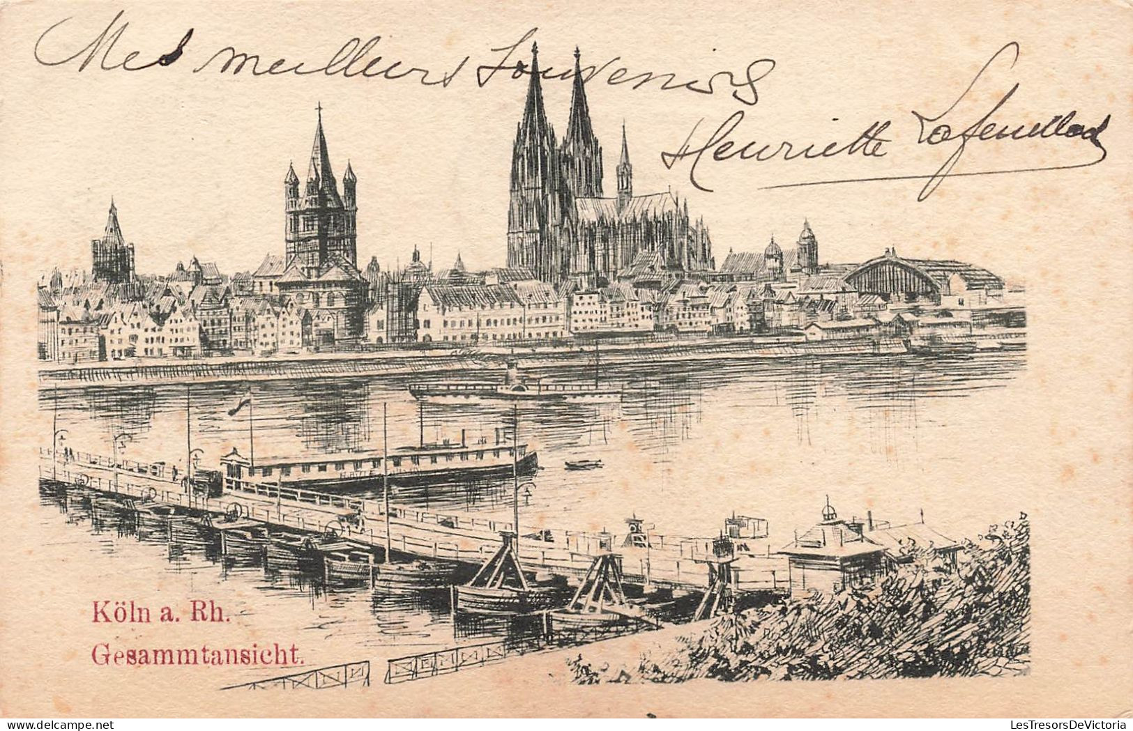 ALLEMAGNE - Köln - Gesammtansicht - Carte Postale Ancienne - Köln