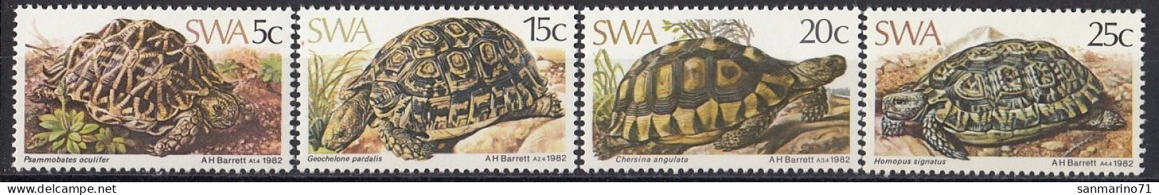 SOUTH WEST AFRICA 516-519,unused,turtles - Unused Stamps