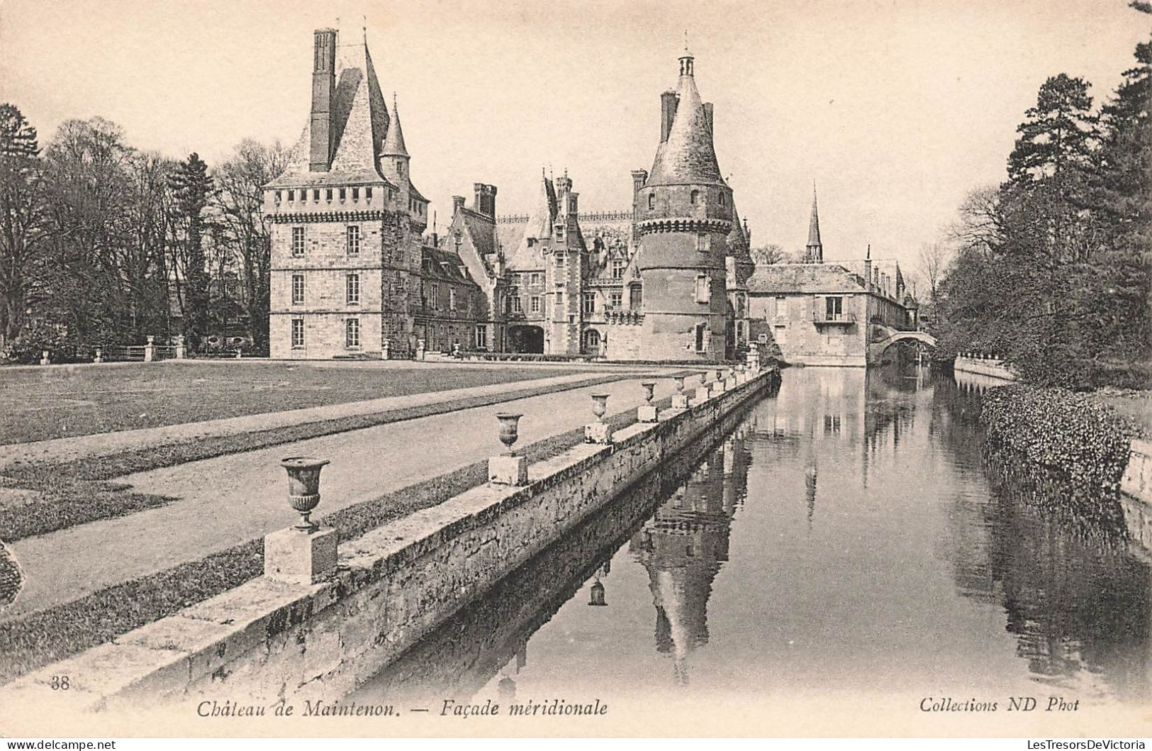 FRANCE - Château De Maintenon - Façade Méridionale - Carte Postale Ancienne - Maintenon