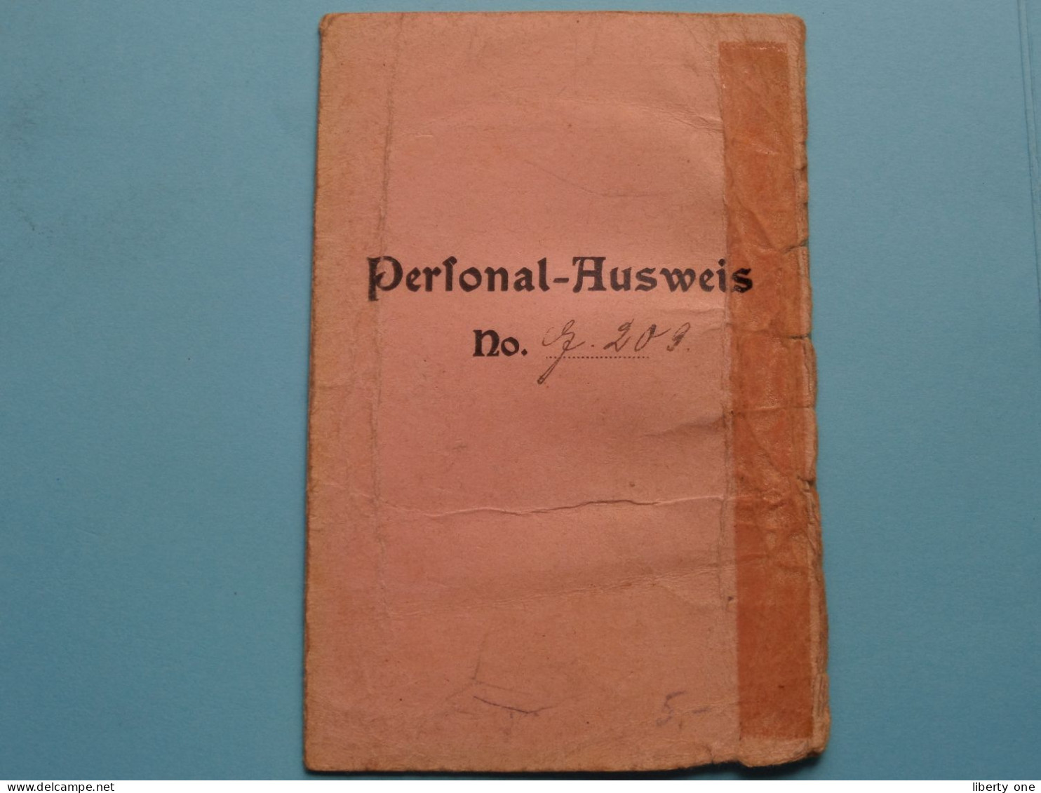 Personal Ausweis " Stadt GEISENHEIM 1928 " Besetztes Gebiet Occupied Territory Occupé ( Sehen Sie SCANS ) ! - Documents
