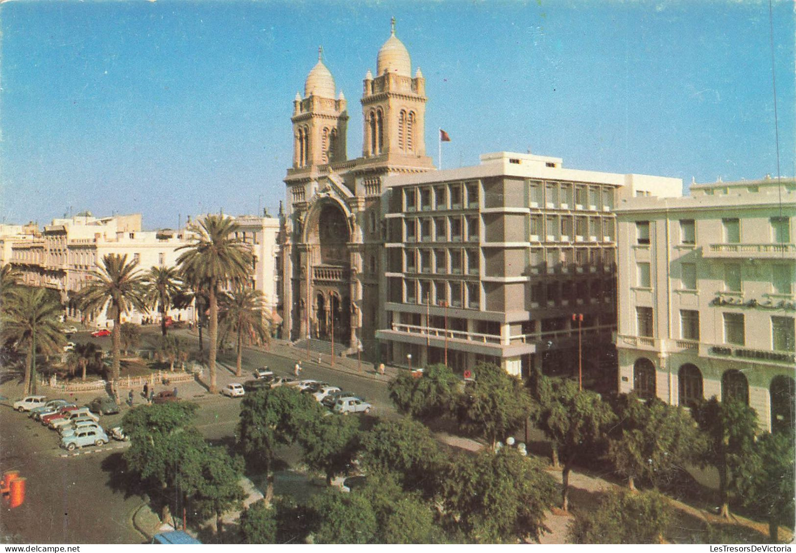 TUNISIE - Tunis - Place De L'indépendance - Colorisé - Carte Postale - Tunisie