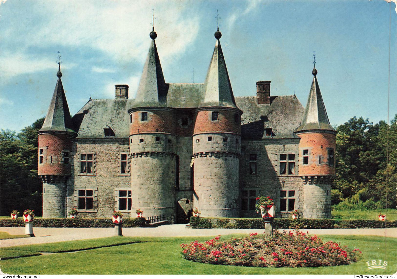 BELGIQUE - Spontin S/Bocq - Château Féodal (XIV-XVIe S) - Façade Principale - Carte Postale Ancienne - Yvoir