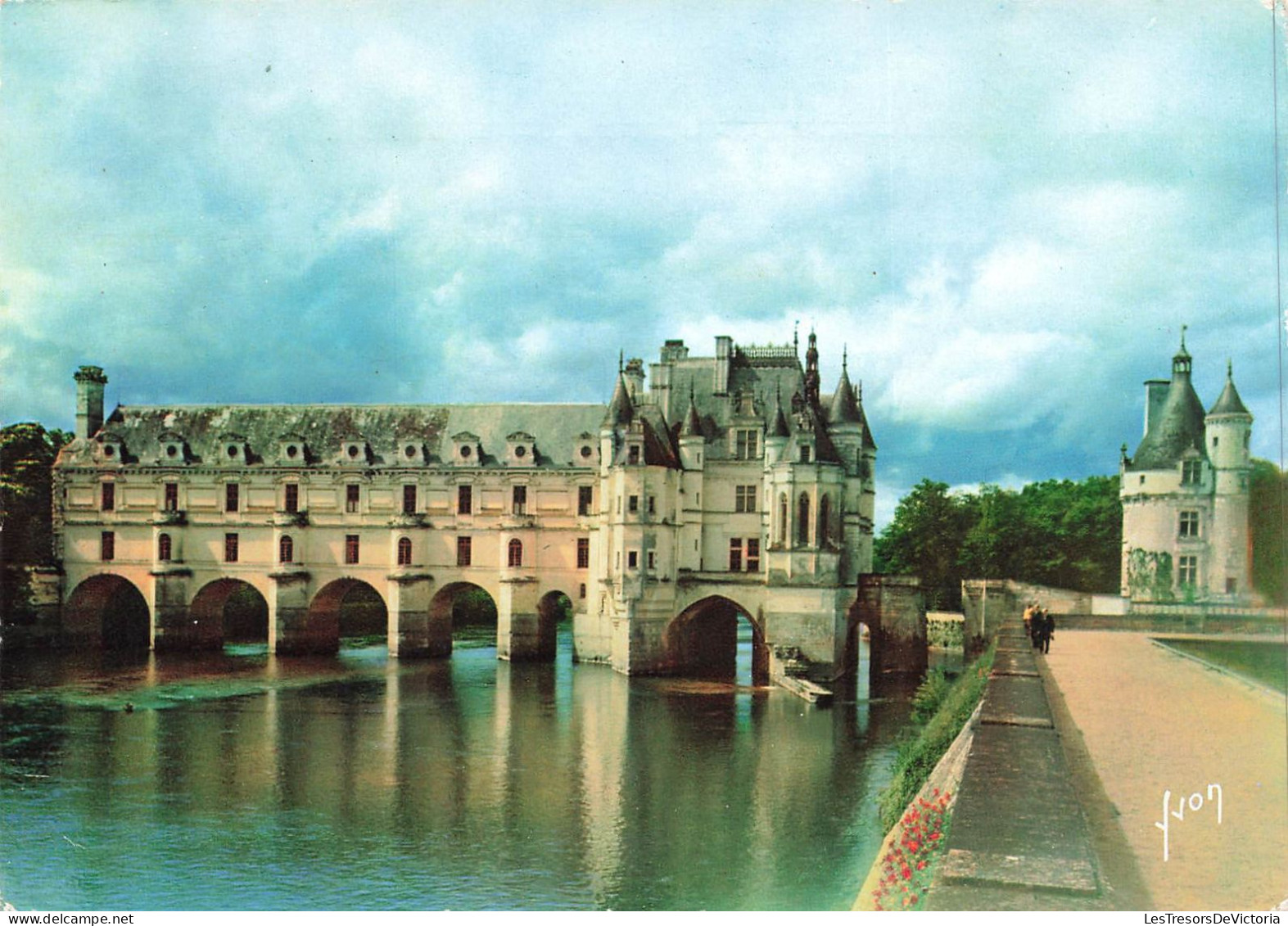 FRANCE - Chenonceaux - Château De Chenonceaux Sur Le Cher - Colorisé - Carte Postale - Chenonceaux