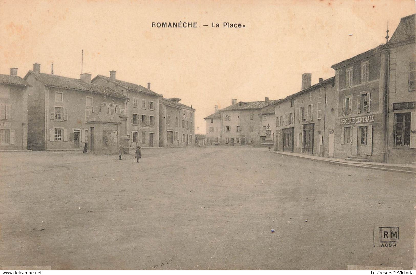 FRANCE - Romanèche - La Place - Carte Postale Ancienne - Sonstige & Ohne Zuordnung