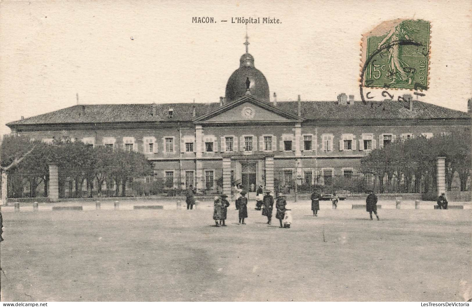 FRANCE - Macon - Devant L'hôpital Mixte - Carte Postale Ancienne - Macon