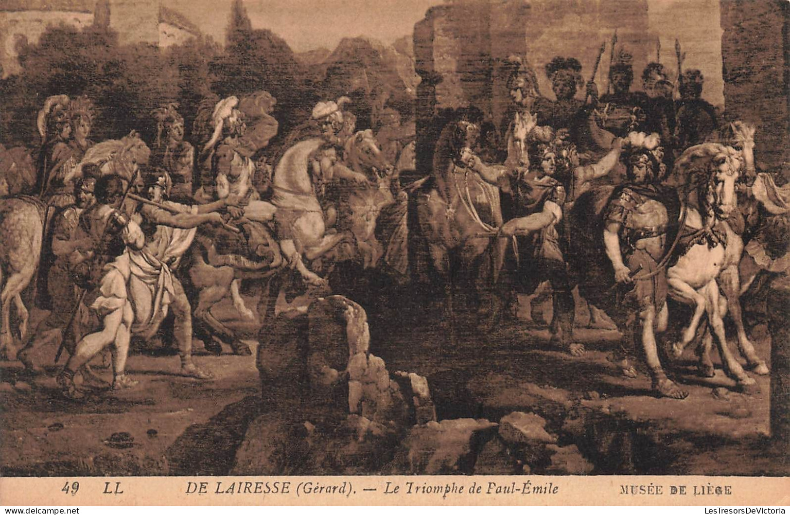 BELGIQUE - De Lairesse (Gérard) - Le Triomphe De Paul Emile - Musée De Liège - Carte Postale Ancienne - Liege