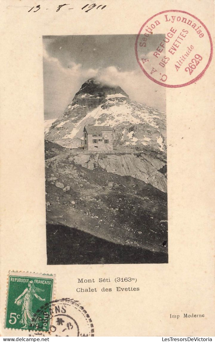 FRANCE - Bonneval Sur Arc - Mont Séti - Chalet Des Evettes - Carte Postale Ancienne - Bonneval Sur Arc