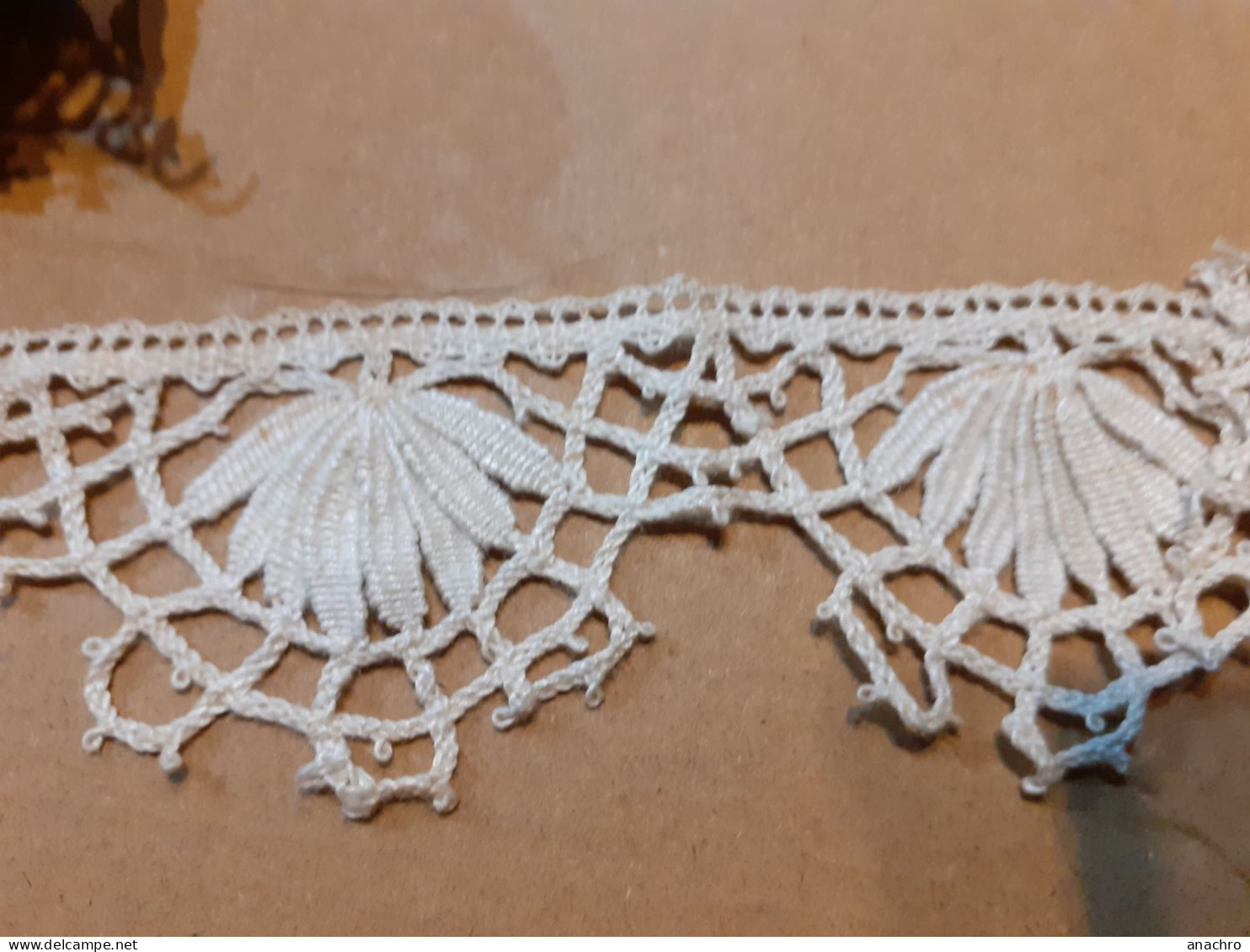 DENTELLE Ancienne GALON Bordure Crochet / 4.30 M X.4.3 Cm  De Large / COUTURE MERCERIE - Pizzi, Merletti E Tessuti