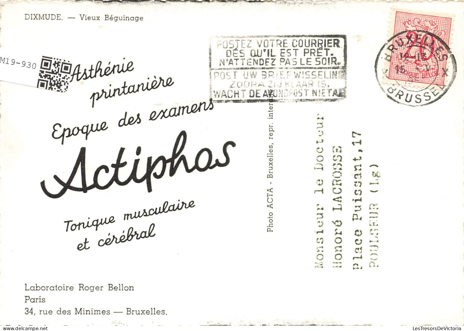 BELGIQUE - Dixmude - Vieux Béguinage - Animé - Village - Carte Postale Ancienne - Diksmuide