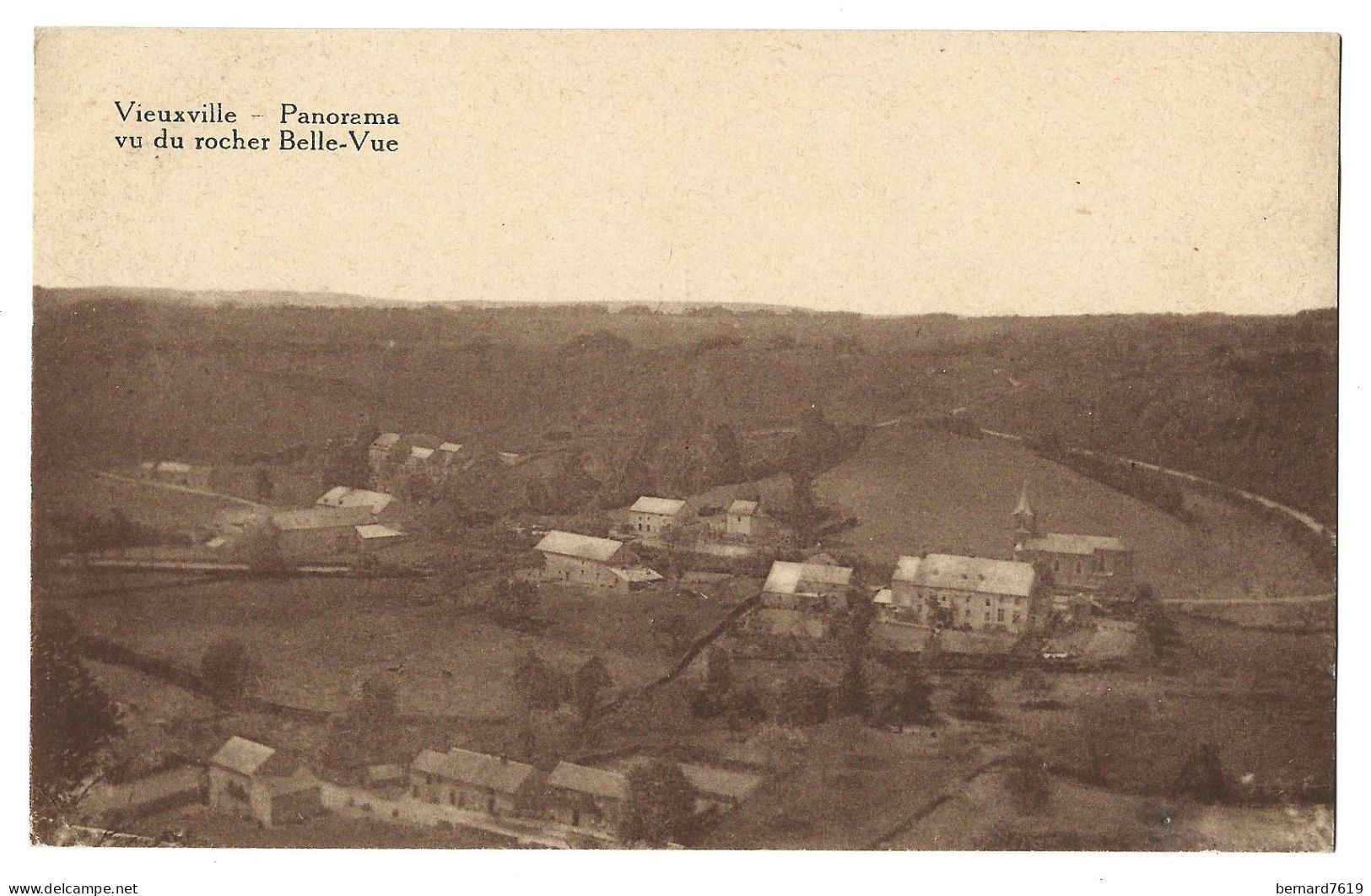 Belgique  - Vieuxville - Bomal    Panorama   Vue Du Rocher Belle Vue - Ferrieres